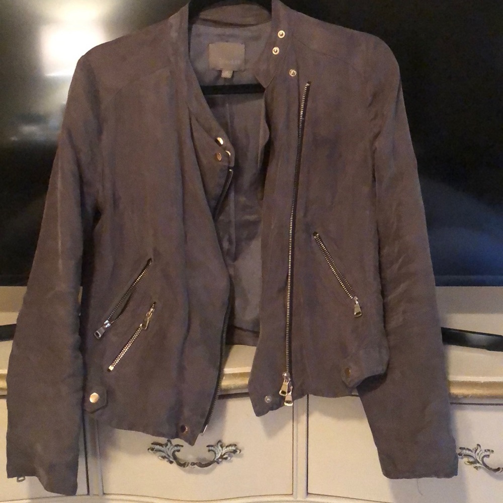 Grey Jacket with gold detailing